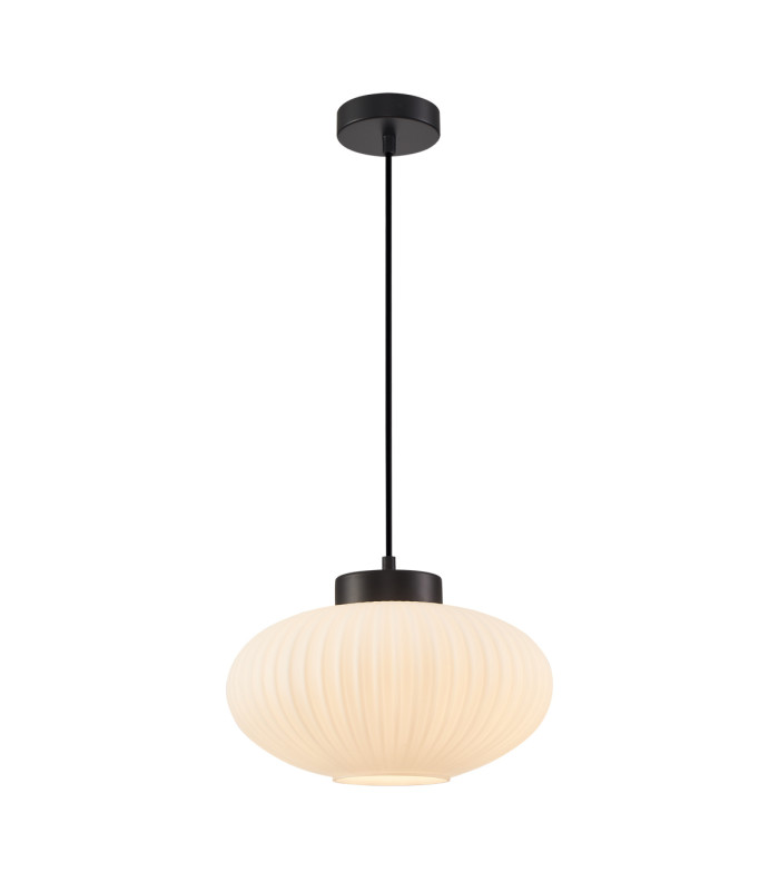 Groste Dome Pendant Ceiling Light Black-1