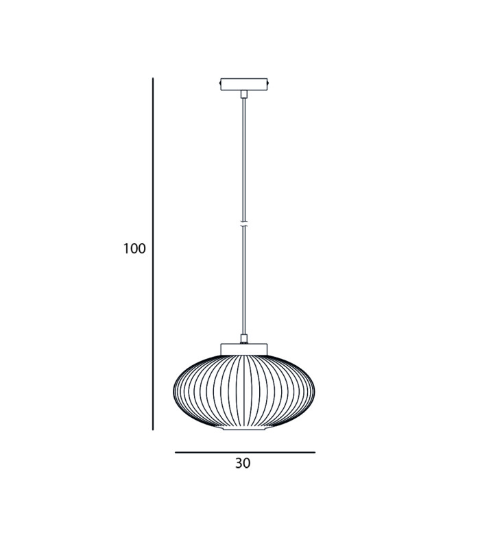 Groste Dome Pendant Ceiling Light Black-3
