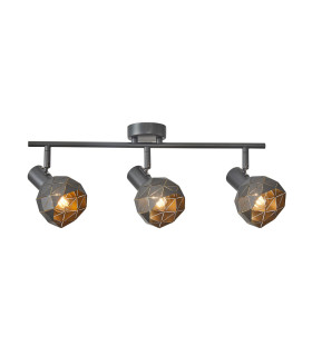 Harley Ceiling Spotlight Bar Grey Gold 3xE14-1
