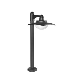 Isola Outdoor Bollard Black 3000K Warm White IP54-1