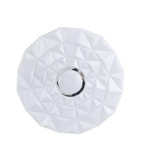 Kelmi 48cm Decorative Flush Ceiling Light White 4000K Neutral White-1