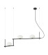 Kernio Bar Pendant Ceiling Light Black 3xG9-1