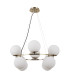 Larosa Globe Pendant Ceiling Light Antique Bronze 8xE14-1