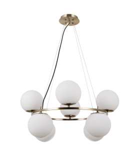 Larosa Globe Pendant Ceiling Light Antique Bronze 8xE14-1