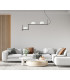Kernio Bar Pendant Ceiling Light Black 3xG9-5