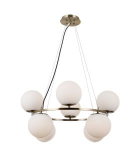 Larosa Globe Pendant Ceiling Light Antique Bronze 8xE14-4