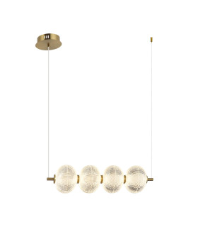 Lazie Bar Pendant Ceiling Light Brass 3000K Warm White 4xLED-1