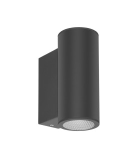 Lenta GU10 Outdoor Wall Down Lamp Black IP54-1