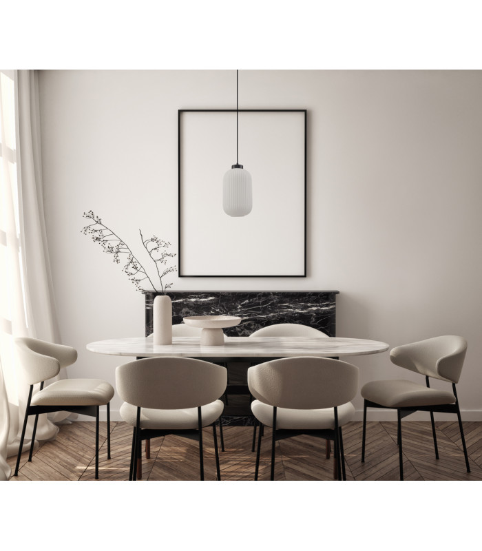 Lindo Dome Pendant Ceiling Light Black-5