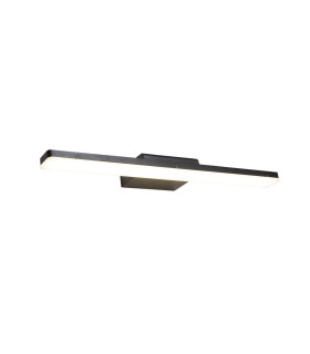 Malene Bathroom Over Mirror Light Black 4000K Neutral White IP44-2