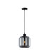 Maluna Dome Pendant Ceiling Light Black Smoked-1