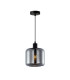 Maluna Dome Pendant Ceiling Light Black Smoked-2