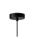Maluna Dome Pendant Ceiling Light Black Smoked-3