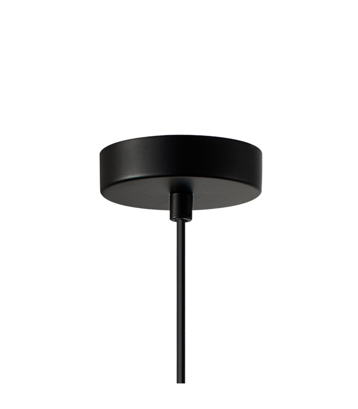 Maluna Dome Pendant Ceiling Light Black Smoked-3