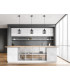 Maluna Dome Pendant Ceiling Light Black Smoked-5