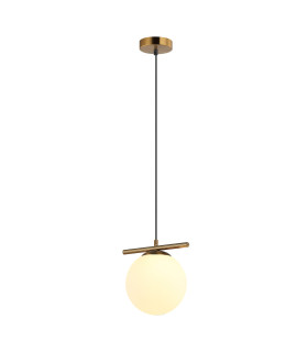 Merseta 20cm Globe Pendant Ceiling Light Antique Bronze-1