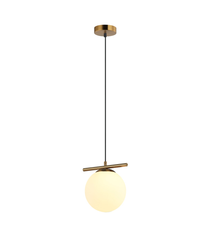 Merseta 20cm Globe Pendant Ceiling Light Antique Bronze-1