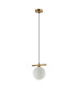Merseta 15cm Globe Pendant Ceiling Light Antique Bronze-1
