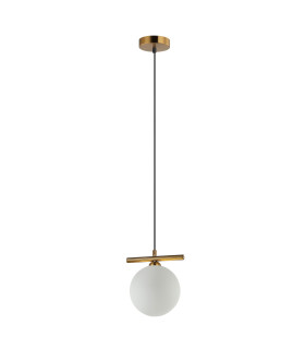 Merseta 15cm Globe Pendant Ceiling Light Antique Bronze-1