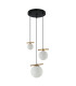 Merseta Cluster Pendant Ceiling Light Antique Bronze 3xE14