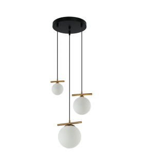 Merseta Cluster Pendant Ceiling Light Antique Bronze 3xE14