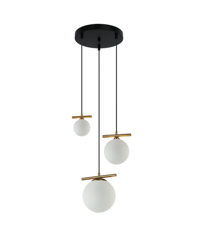 Merseta Cluster Pendant Ceiling Light Antique Bronze 3xE14
