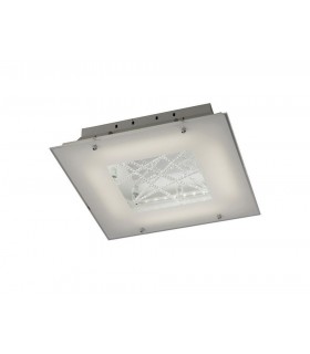 Flush Ceiling 16W LED 3600K Polished Chrome, Crystal - 1