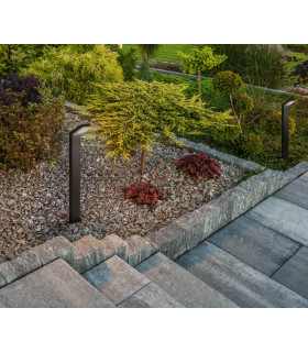 Mira Outdoor Bollard Black 3000K Warm White IP54-5
