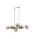Molite Globe Pendant Ceiling Light Gold 8xE14-1