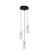 Monza Cluster Pendant Ceiling Light Brass 3xE27-1