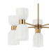 Monza Multi Arm Pendant Ceiling Light Brass 10xE27-2