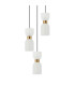 Monza Cluster Pendant Ceiling Light Brass 3xE27-4