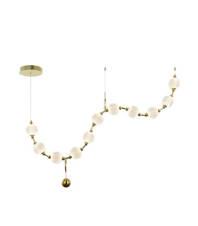 Morano Bar Pendant Ceiling Light Gold 3000K Warm White 11xLED-1