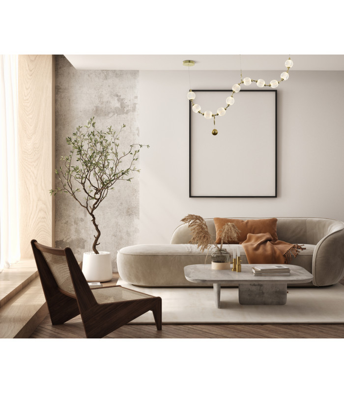 Morano Bar Pendant Ceiling Light Gold 3000K Warm White 11xLED-5