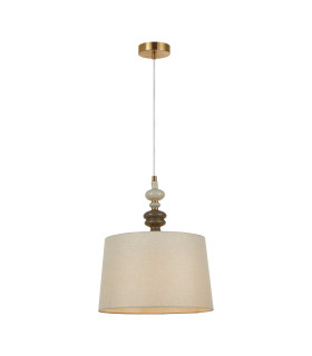Moren II 34cm Cylindrical Pendant Ceiling Light Antique Bronze-1
