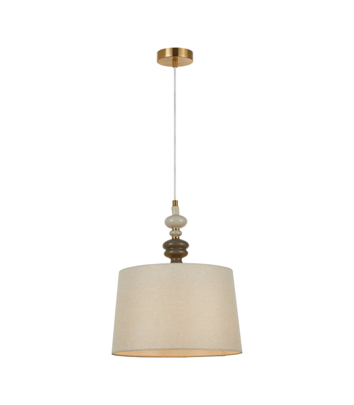 Moren II 34cm Cylindrical Pendant Ceiling Light Antique Bronze-1