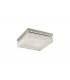 Large Square Flush Ceiling 21W 1800lm LED 4200K Polished Chrome, Crystal - 1