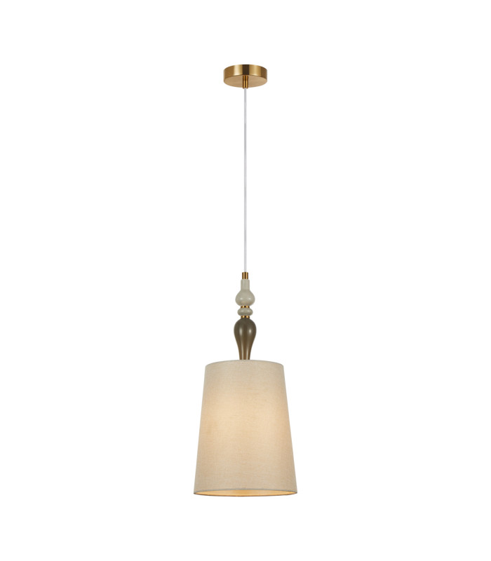 Moren II 22cm Cylindrical Pendant Ceiling Light Antique Bronze-1