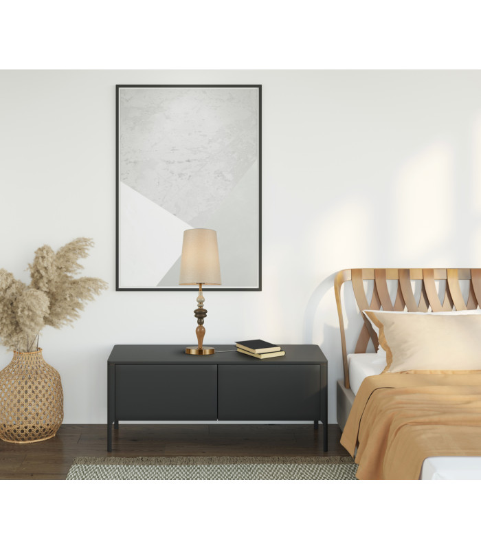 Moren II Table Lamp with Round Tapered Shade Antique Bronze-5