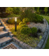 Muggia 8cm Outdoor Bollard Black IP54-5