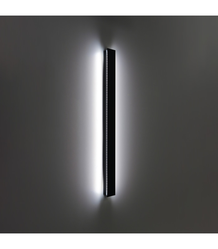 Mutti Outdoor Flush Wall Lamp Black 4000K Neutral White 3xLED IP54-2