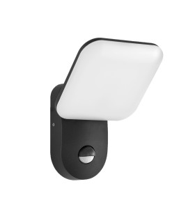 Nammi D-sensor Outdoor Wall Down Lamp Black 3000K Warm White IP54-1