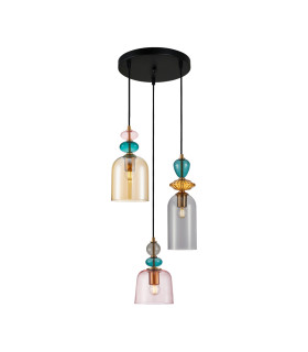 Namos Cluster Pendant Ceiling Light Brass 3xE27-1