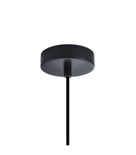 Namos Dome Pendant Ceiling Light Brass with Amber Shade-3