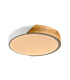 Nastro Decorative Flush Ceiling Light Wood White 3000K Warm White-2