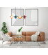 Nauti Bar Pendant Ceiling Light Blue Orange Pink 4xG9-5
