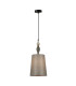 Nerom 22cm Cylindrical Pendant Ceiling Light Matt Black-1