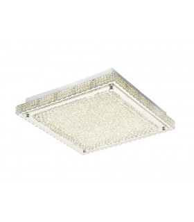 Flush Ceiling 21W 2100lm LED 4000K Stainless Steel, Crystal - 1