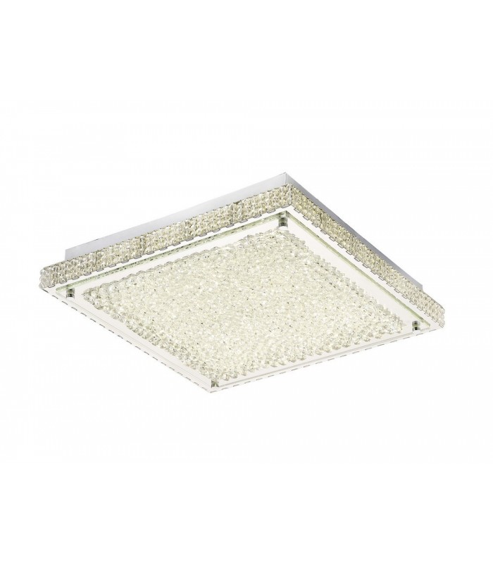 Flush Ceiling 21W 2100lm LED 4000K Stainless Steel, Crystal - 1