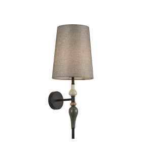 Nerom Wall Lamp with Shade Matt Black-1